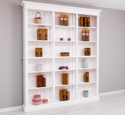 Casa Padrino Bücherregal im Landhausstil, 180 x 39 x 197 cm Casa Padrino Bücherregal im Landhausstil, 180 x 39 x 197 cm