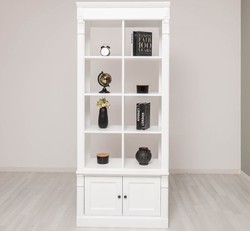 Casa Padrino Librería estilo rústico, 90 x 53 x 220 cm Casa Padrino Librería estilo rústico, 90 x 53 x 220 cm