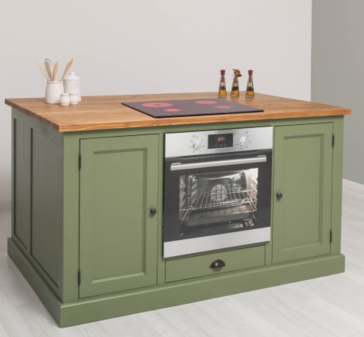 Casa Padrino Kitchen Cabinet Country Style, 160 x 110 x 90 cm Casa Padrino Kitchen Cabinet Country Style, 160 x 110 x 90 cm