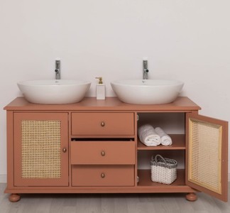 Casa Padrino Waschtisch im Landhausstil, 150 x 51 x 75 cm