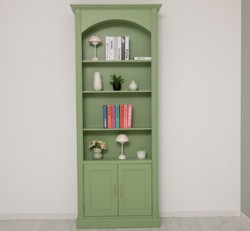 Casa Padrino Librería estilo rústico, 102 x 30 x 250 cm