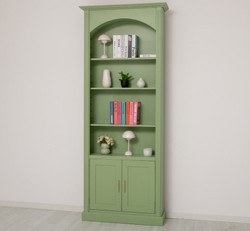 Casa Padrino Librería estilo rústico, 102 x 30 x 250 cm