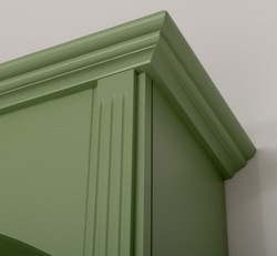 Casa Padrino Librería estilo rústico, 102 x 30 x 250 cm