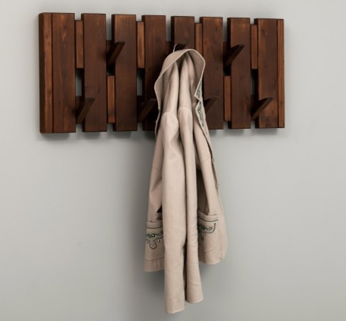 Casa Padrino Perchero estilo rústico, 78 x 4 x 34 cm Casa Padrino Perchero estilo rústico, 78 x 4 x 34 cm
