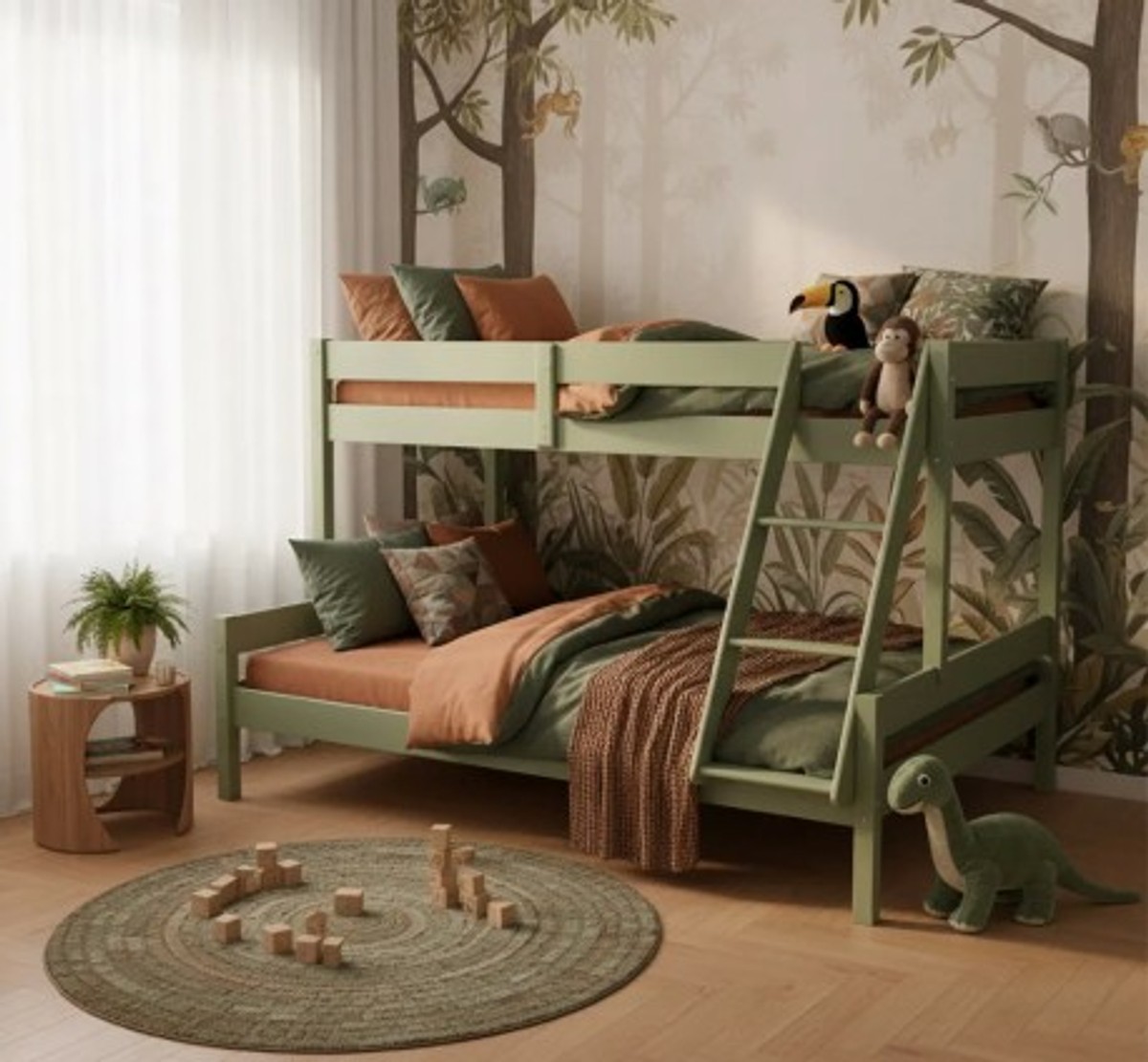 Casa Padrino Bett im Landhausstil, 200 x 140 x 131 cm Casa Padrino Bett im Landhausstil, 200 x 140 x 131 cm
