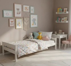 Casa Padrino Cama estilo rústico, 200 x 90 x 50 cm Casa Padrino Cama estilo rústico, 200 x 90 x 50 cm