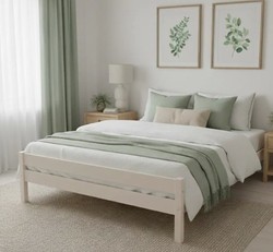 Casa Padrino Bett im Landhausstil, 200 x 120 x 50 cm Casa Padrino Bett im Landhausstil, 200 x 120 x 50 cm