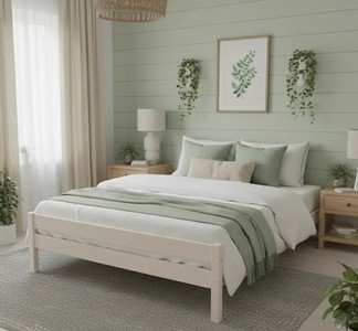 Casa Padrino Bett im Landhausstil, 200 x 140 x 50 cm Casa Padrino Bett im Landhausstil, 200 x 140 x 50 cm