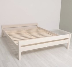 Casa Padrino Cama estilo rústico, 200 x 140 x 50 cm Casa Padrino Cama estilo rústico, 200 x 140 x 50 cm