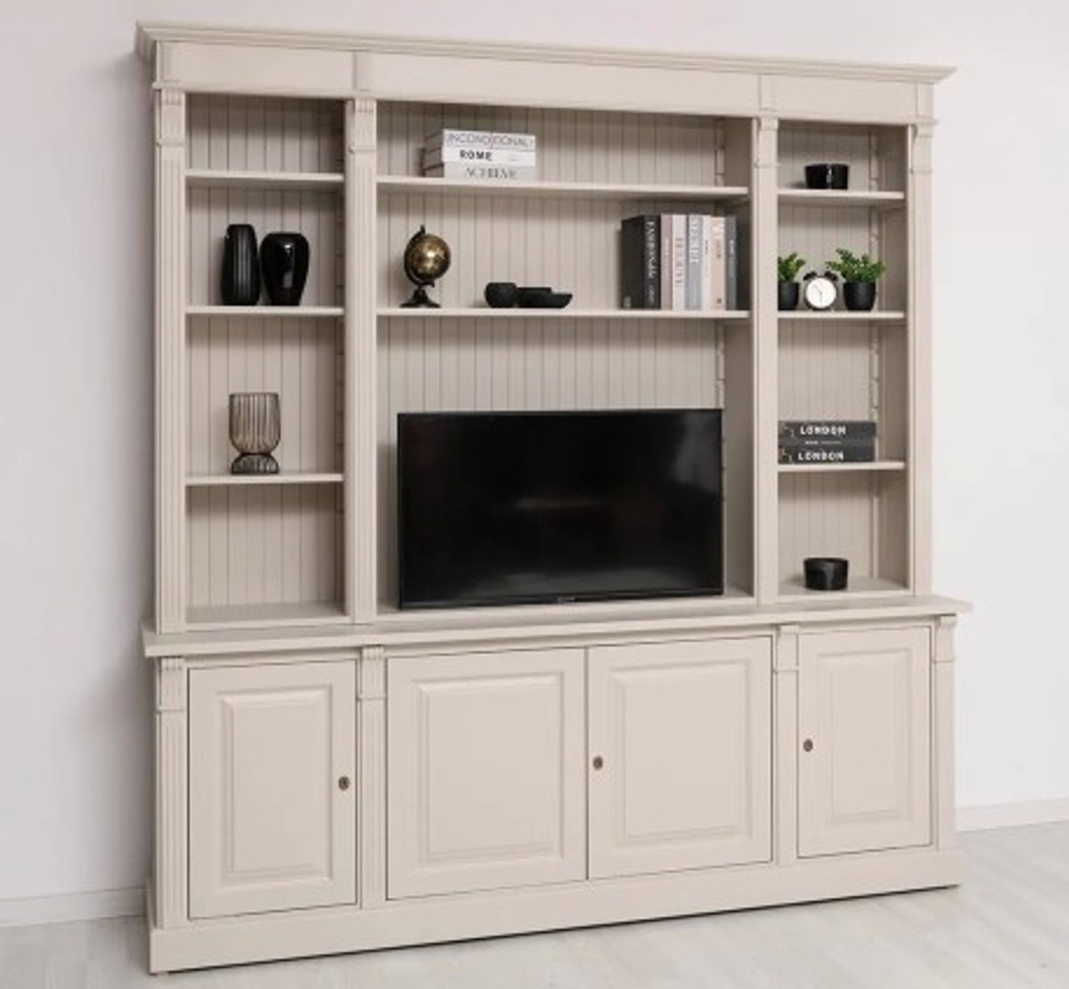 Casa Padrino Mueble de TV estilo rústico, 223 x 51 x 228 cm Casa Padrino Mueble de TV estilo rústico, 223 x 51 x 228 cm