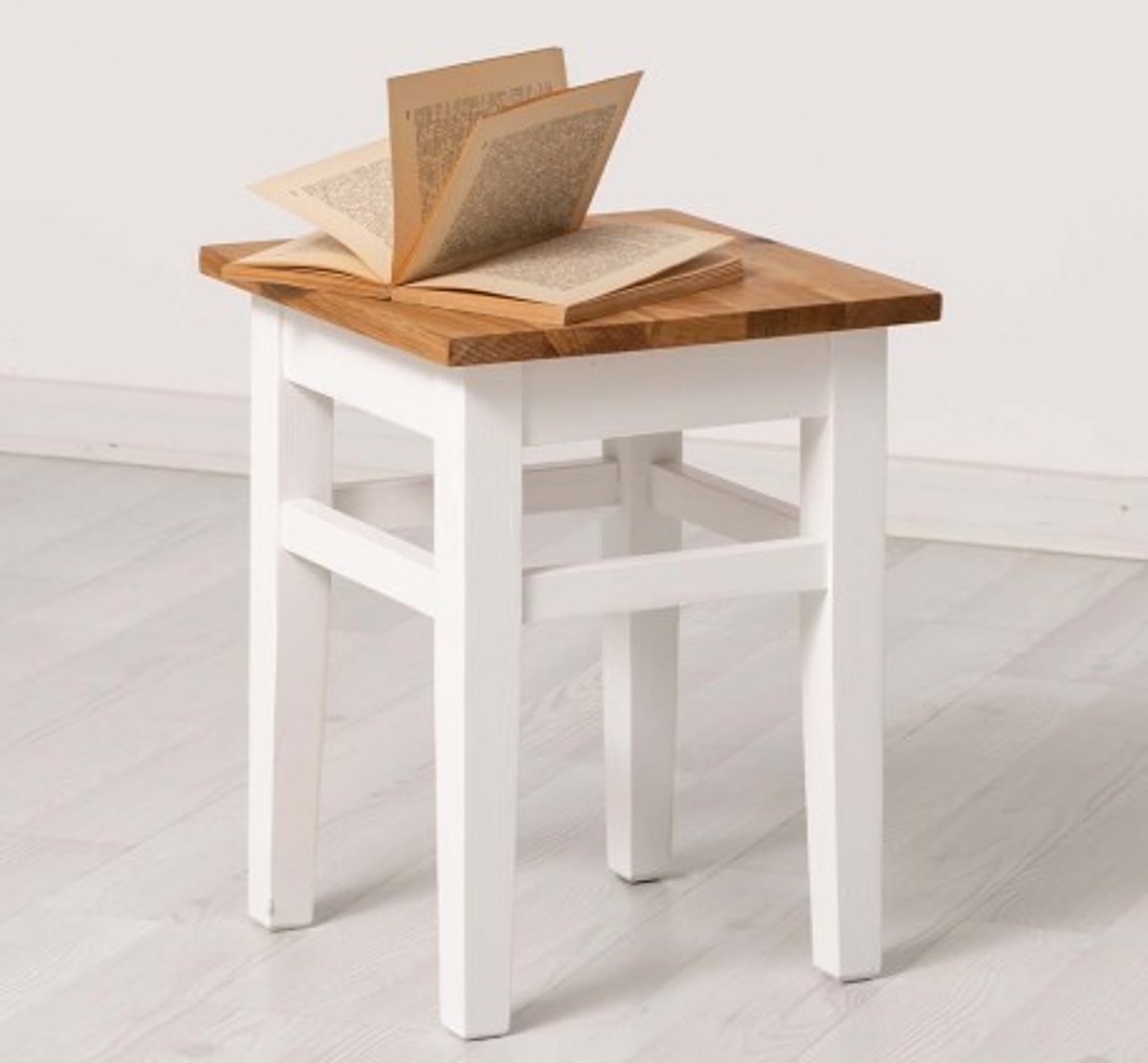 Casa Padrino Sedia stile country con piano in rovere, 35 x 35 x 45 cm Casa Padrino Sedia stile country con piano in rovere, 35 x 35 x 45 cm