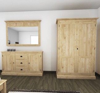 Casa Padrino Möbel Set im Landhausstil, 158 x 90 x 37 cm