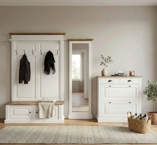Casa Padrino Möbel Set im Landhausstil, 140 x 41 x 210 cm Casa Padrino Möbel Set im Landhausstil, 140 x 41 x 210 cm