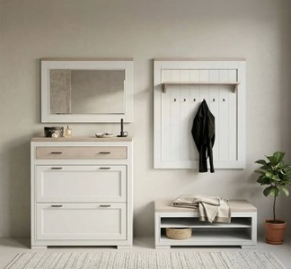 Casa Padrino Möbel Set im Landhausstil, 100 x 35 x 70 cm Casa Padrino Möbel Set im Landhausstil, 100 x 35 x 70 cm