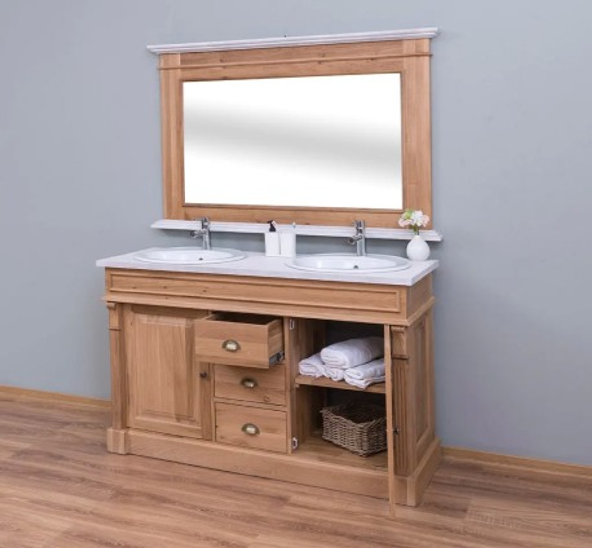 Casa Padrino Möbel Set im Landhausstil, 150 x 51 x 91 cm Casa Padrino Möbel Set im Landhausstil, 150 x 51 x 91 cm