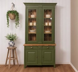 Casa Padrino Display Cabinet Country Style with 2 doors, 110 x 50 x 230 cm