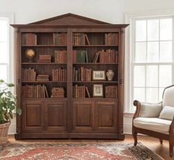 Casa Padrino Librería estilo rústico, 220 x 38 x 230 cm Casa Padrino Librería estilo rústico, 220 x 38 x 230 cm