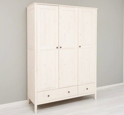 Casa Padrino Wardrobe Country Style with 3 doors, 141 x 55 x 200 cm Casa Padrino Wardrobe Country Style with 3 doors, 141 x 55 x 200 cm