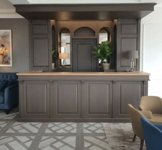 Casa Padrino Tavolo da bar stile country, 312 x 120 x 277 cm