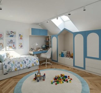 Casa Padrino Children's Cabinet Country Style, 540 x 60 x 210 cm