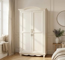 Casa Padrino Armoire à vêtements style campagne avec 2 portes, 120 x 60 x 205 cm