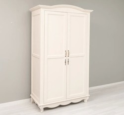 Casa Padrino Armoire à vêtements style campagne avec 2 portes, 120 x 60 x 205 cm