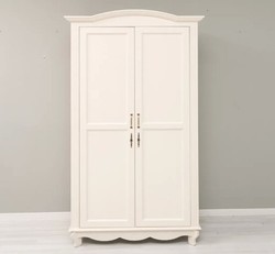 Casa Padrino Armoire à vêtements style campagne avec 2 portes, 120 x 60 x 205 cm