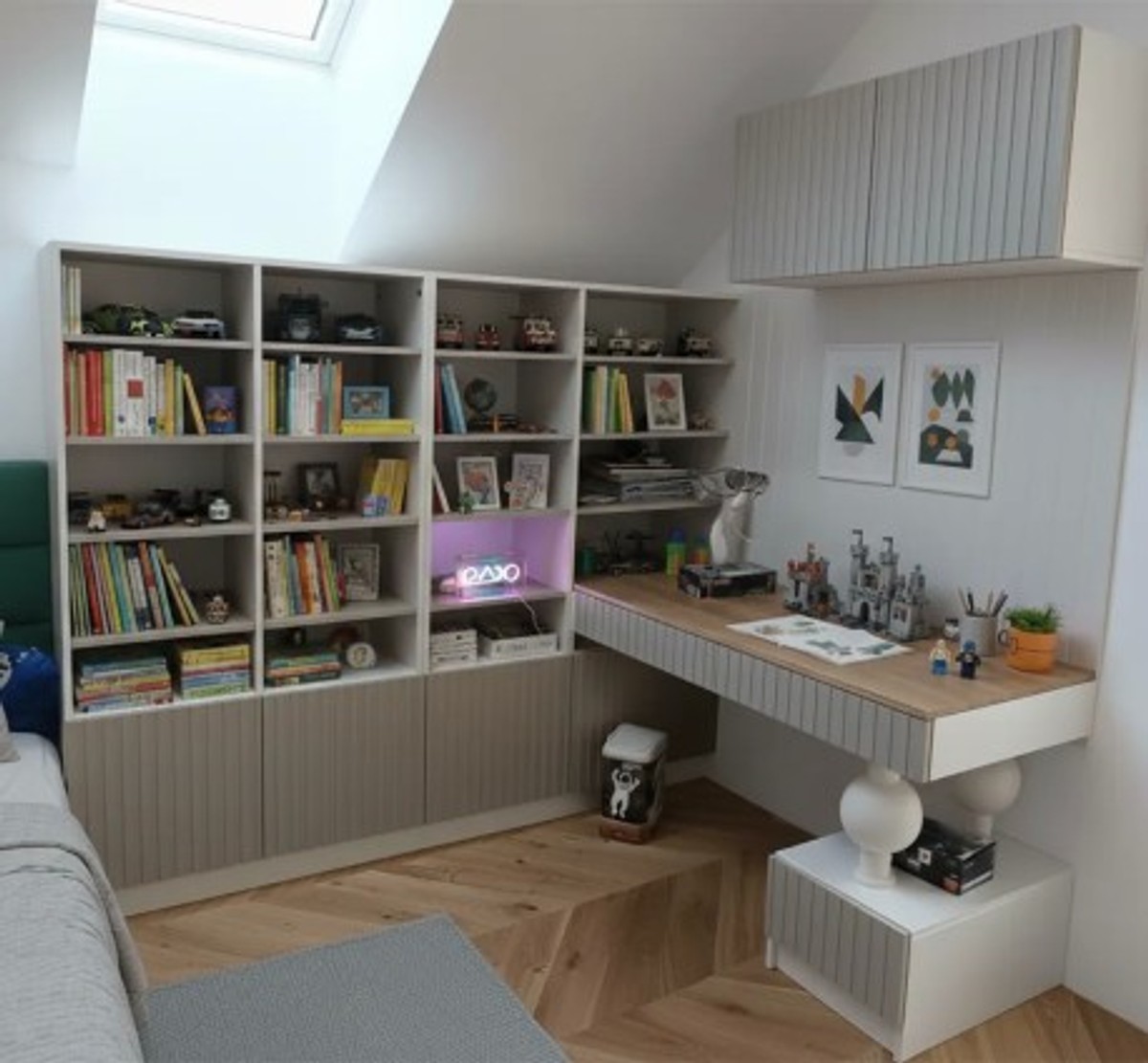 Casa Padrino Librería estilo rústico, 338 x 60 x 210 cm Casa Padrino Librería estilo rústico, 338 x 60 x 210 cm