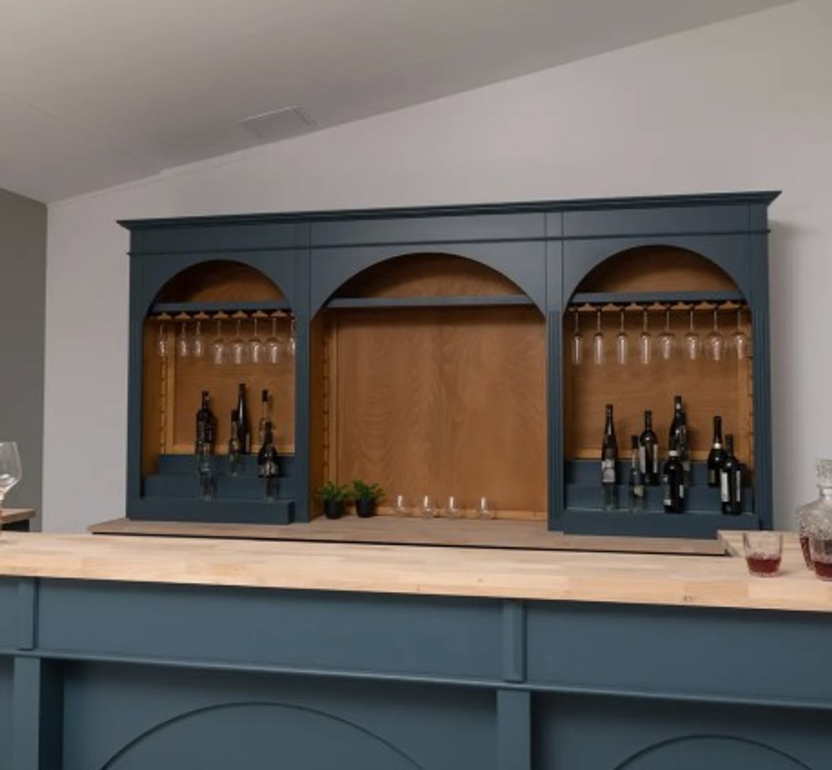 Casa Padrino Counter Country Style, 300 x 80 x 115 cm Casa Padrino Counter Country Style, 300 x 80 x 115 cm