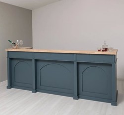 Casa Padrino Counter Country Style, 300 x 80 x 115 cm Casa Padrino Counter Country Style, 300 x 80 x 115 cm