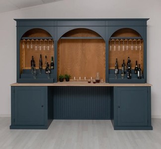 Casa Padrino Theke im Landhausstil, 300 x 65 x 240 cm