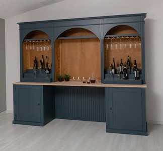 Casa Padrino Theke im Landhausstil, 300 x 65 x 240 cm