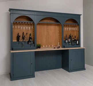Casa Padrino Theke im Landhausstil, 300 x 65 x 240 cm