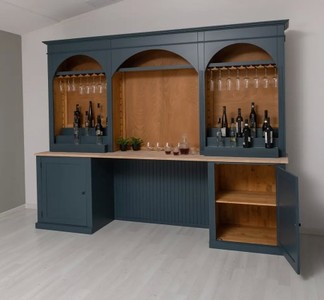 Casa Padrino Theke im Landhausstil, 300 x 65 x 240 cm