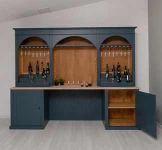Casa Padrino Theke im Landhausstil, 300 x 65 x 240 cm