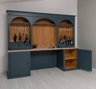 Casa Padrino Theke im Landhausstil, 300 x 65 x 240 cm