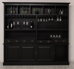 Casa Padrino Bar Table Country Style, 230 x 36 x 210 cm Casa Padrino Bar Table Country Style, 230 x 36 x 210 cm