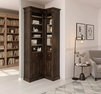 Casa Padrino Bücherregal im Landhausstil, 180 x 39 x 235 cm