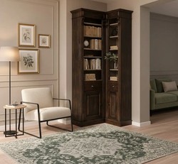 Casa Padrino Bücherregal im Landhausstil, 180 x 39 x 235 cm Casa Padrino Bücherregal im Landhausstil, 180 x 39 x 235 cm