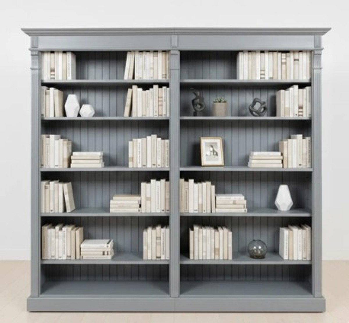 Casa Padrino Bücherregal im Landhausstil, 230 x 39 x 197 cm Casa Padrino Bücherregal im Landhausstil, 230 x 39 x 197 cm