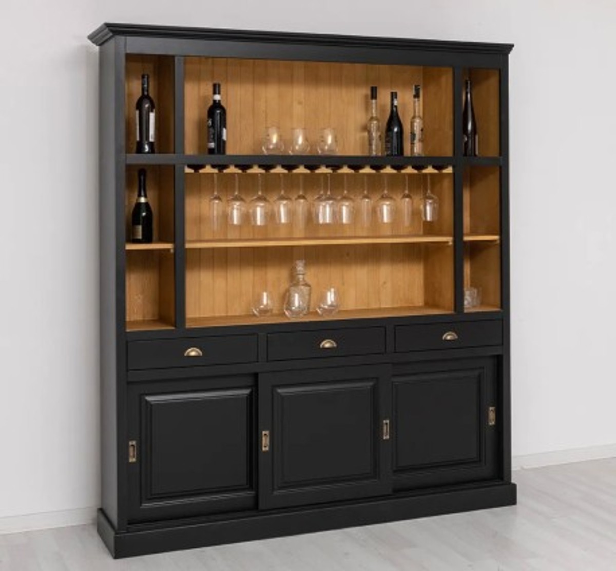 Casa Padrino Bartisch im Landhausstil, 180 x 41 x 210 cm Casa Padrino Bartisch im Landhausstil, 180 x 41 x 210 cm