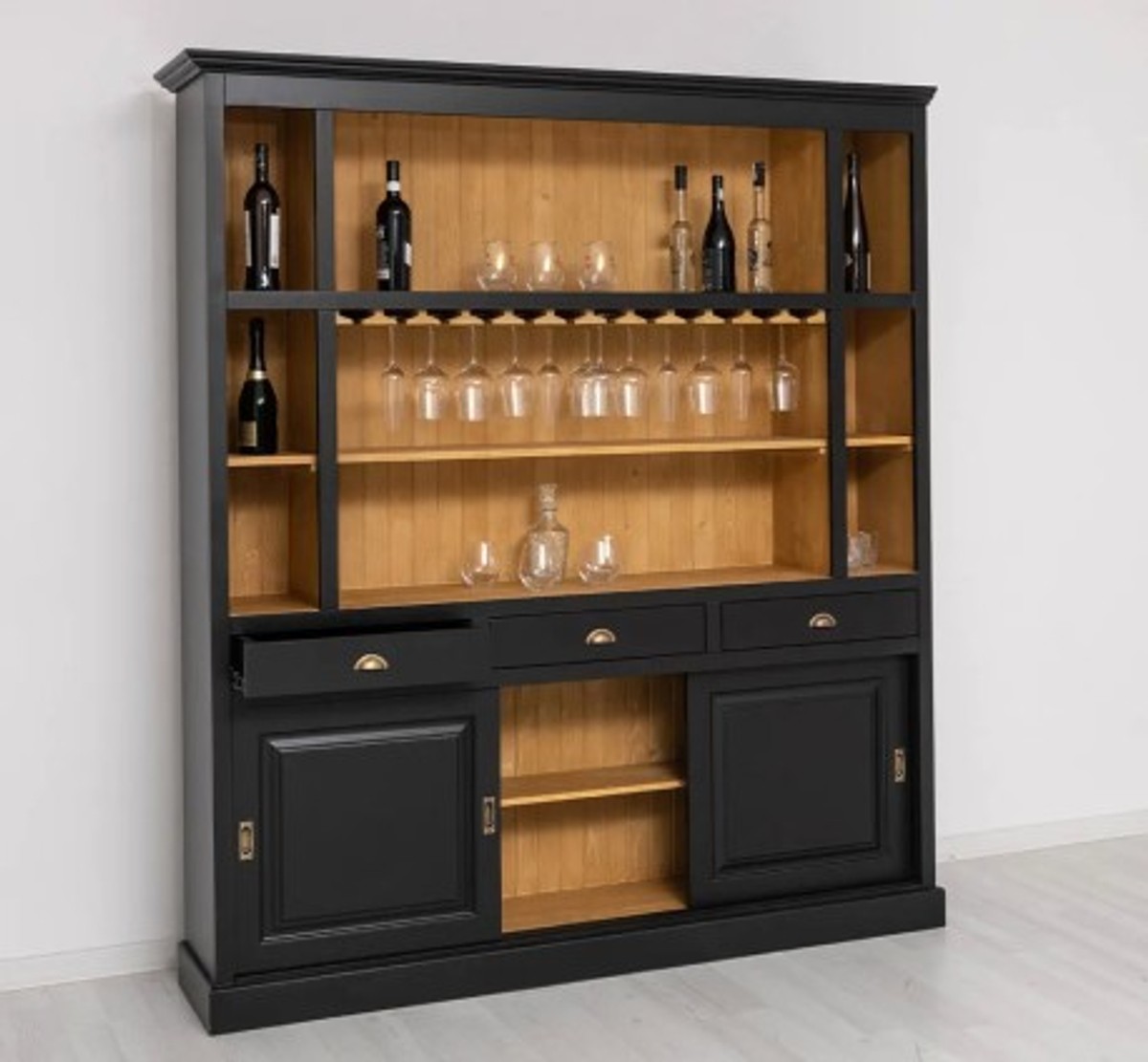 Casa Padrino Bartisch im Landhausstil, 180 x 41 x 210 cm Casa Padrino Bartisch im Landhausstil, 180 x 41 x 210 cm