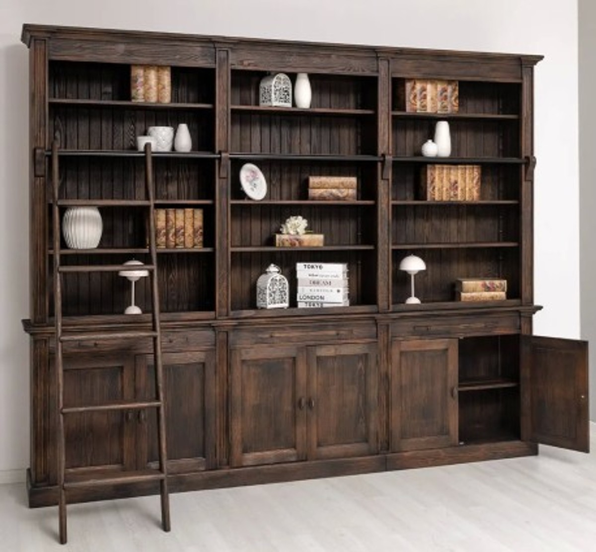 Casa Padrino Libreria stile country, 300 x 42 x 240 cm Casa Padrino Libreria stile country, 300 x 42 x 240 cm