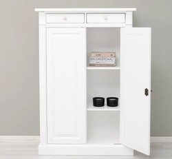 Casa Padrino Armadio stile country con 2 ante, 100 x 42 x 150 cm