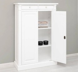 Casa Padrino Armadio stile country con 2 ante, 100 x 42 x 150 cm