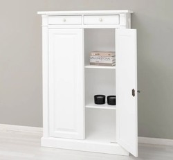 Casa Padrino Armadio stile country con 2 ante, 100 x 42 x 150 cm