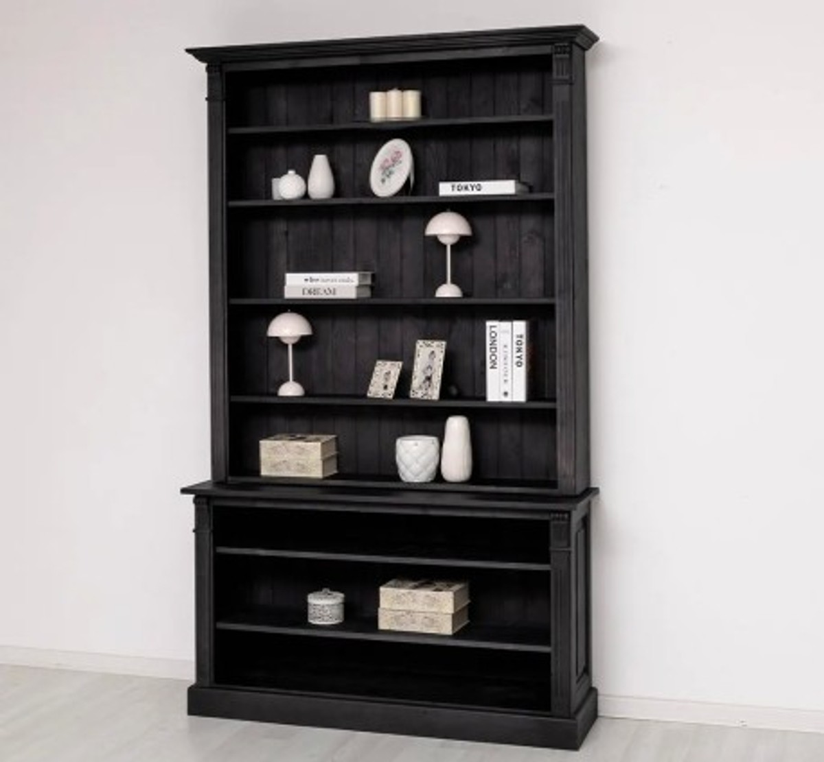 Casa Padrino Librería estilo rústico, 141 x 40 x 230 cm Casa Padrino Librería estilo rústico, 141 x 40 x 230 cm