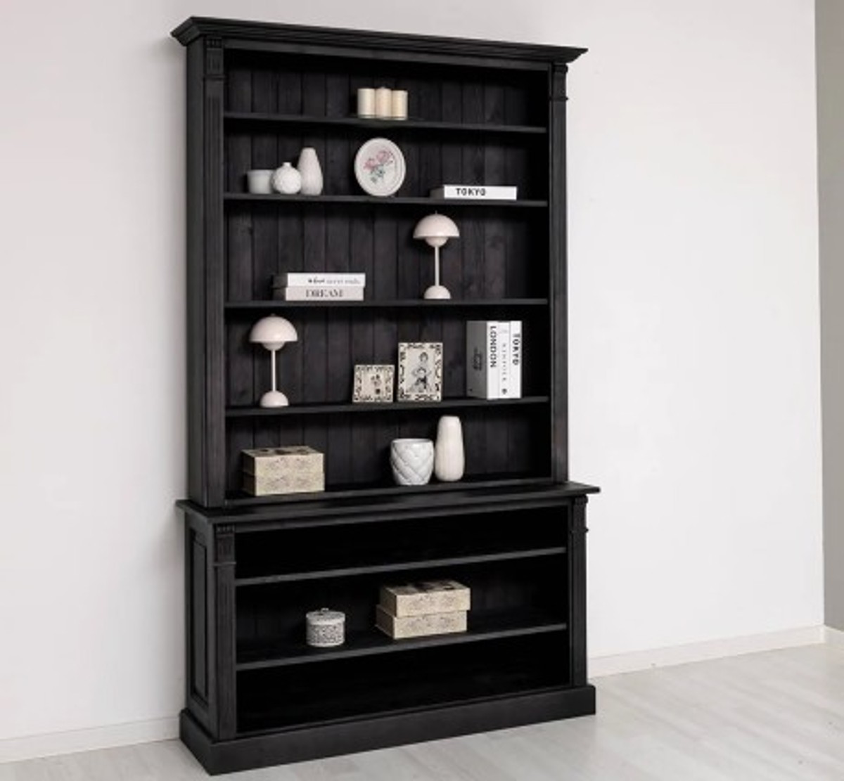 Casa Padrino Librería estilo rústico, 141 x 40 x 230 cm Casa Padrino Librería estilo rústico, 141 x 40 x 230 cm