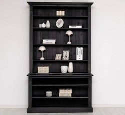 Casa Padrino Librería estilo rústico, 141 x 40 x 230 cm Casa Padrino Librería estilo rústico, 141 x 40 x 230 cm