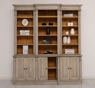 Casa Padrino Bücherregal im Landhausstil, 187 x 39 x 220 cm